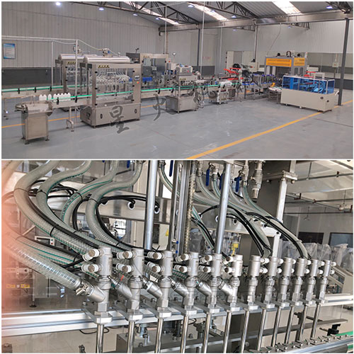 整套液體飲料流水線設(shè)備實(shí)拍圖